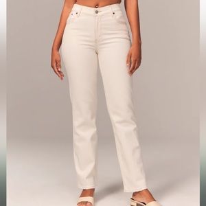 New Abercrombie Low Rise Straight Leg Jeans